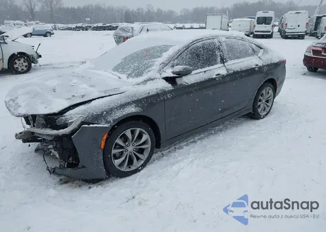 2015 Chrysler 200 S из США, поврежденный, VIN 1C3CCCBB0FN567717